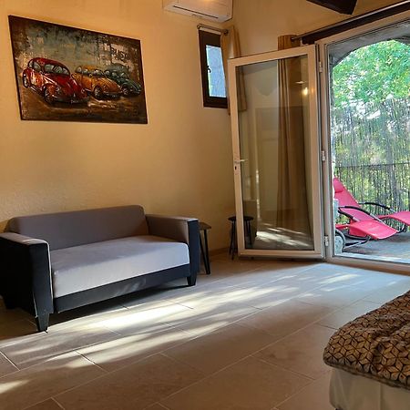 Bed and Breakfast Chambre D'Hotes Climatisee Avec Terrasse Et Spa Saint Alban Auriolles Exterior foto